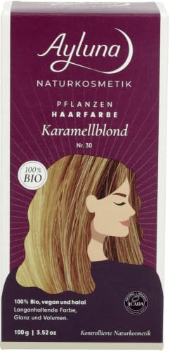 Pflanzenhaarfarbe Karamellblond 12 x 100 g