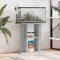 ShGaxin Aquariumständer Betongrau 60x30x60 cm Holzwerkstoff, Aquarium Unterschrank, Aquarium Schrank, Aquariumschrank, Aquarium Tisch, Aquarium Stands