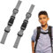 Verstellbarer Brustgurt Rucksack, 2 Stück Brustgurt Für Schulranzen,Brustgurt Rucksack Kinder Set, Rutschfest Strapazierfähiger Brustgurt, Nylon Brustgurt mit Schnalle, für Schulrucksack Reise, Grau