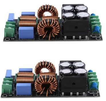 Haopeuk 2X Modulo Scheda Filtro di Alimentazione Filtro Purificazione Rete CA Rumore Audio HiFi 20A