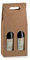 Estuche 2 BOT. Kraft (18 * 9 * 38.5)
