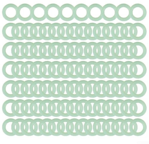 Leuchtender Outdoor Ring Set 100 Silikon O Ringe zur Sicherung von Zelten und Angelausrüstung bei Nacht