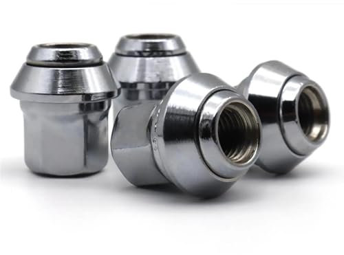 VBNYBA Radnabenmuttern Kompatibel Mit Ford Für B-Max Für Fiesta Für Kuga Für Mondeo MK4 MK5 MK6 MK7 MK8 4 Stück Auto-Leichtmetallradmuttern M12 × 1,5 19 Mm Sechskant-Radnaben-Reifenschraubenbolzen