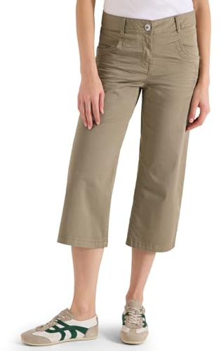 Cecil Damen High Waist Flared Leg Hose im Loose Fit 3818128