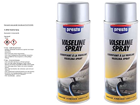 PRESTO 2x 400ml Vaseline-Spray