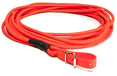 Mystique® Biothane Schweissleine rund 8mm 12m neon orange