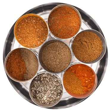 Spice Kitchen World Spice Blends & BBQ Rubs Premium Spice Collection, Spice Storage Tin with 9 Spices, the chef's companion for cooking a variety of world dishes and cuisine