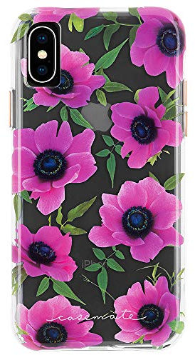 Case-Mate CM038116 Wallpapers Case for Apple iPhone XS/X - Pink Poppy