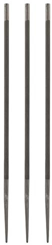 Garosa 3 Pcs Limes pour Tronçonneuse Fait De Haute QualitéScie À Chaîne Fichiers 5.2mm Ronde Tronçonneuse en Alliage Classeur Aiguiseur À Bois Accessoire Kit pour Boiserie