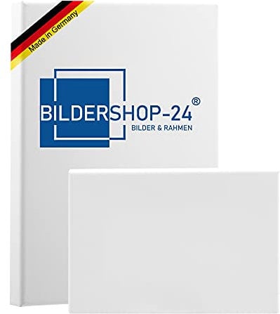 Bildershop-24 Bespannter Keilrahmen Galerie Leinwand (unbedruckt), 100x140cm, 260g/m² (100% PES), 39 mm (Premium)
