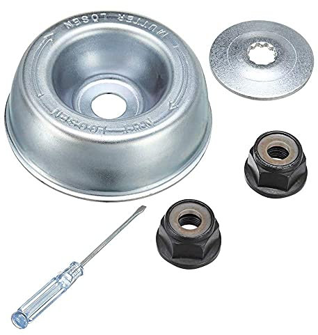 5pcs / Set Pièces et accessoires pour tondeuses pour STIHL FS55 FS56 FS120 FS130 FS130R FS200 FS200R FS250, Haute qualité en métal Lame pour STIHL débroussailleuse Lame Fixation Remplacement Kit