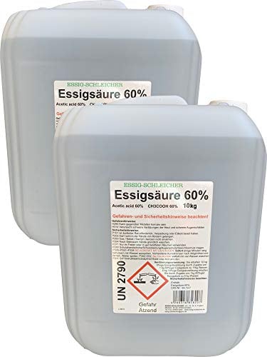 2x10 kg Schleicher's Essigsäure 60%