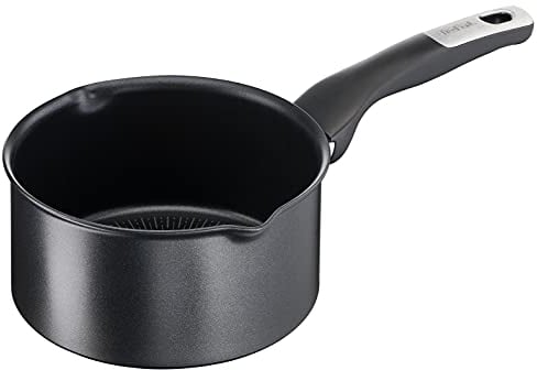 Tefal Unlimited - Cazuela (18 cm, 2,1 L), boquillas para vertederos, antiadherente, resistente a los arañazos, revestimiento fácil de limpiar, termo-Signal, para todo tipo de luces de inducción,