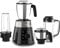 PHILIPS HL7777/00 750W Mixer Grinder with 4 Jars (Metallic Silver and Bold Black, Large)