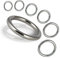 PROTECH 1 Stück O-Ring Edelstahlringe - Ring 12x70mm Rundringe aus rostfreiem Edelstahl A4 V4A geschweißt poliert Metallring