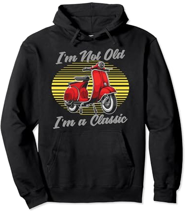 Motorroller Scooter Rollerfahrer Roller - Mofa Moped Pullover Hoodie