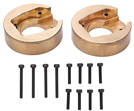 RC Auto Messing Gegengewicht, 1 Paar Messing Gegengewicht Felgen Internes Gegengewicht für Absima Sherpa 1/10 Kletterauto
