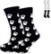 POWER BEAST Sneaker Socken Sportsocken Kettlebell, Lustige Socken, Atmungsaktiv, Thermoregulator, für Laufen, Cross-Training, Fitnessstudio, Gewichtheben, Unisex, Männer und Frauen. (S/M, SCHWARZ)