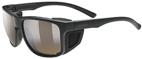 uvex sportstyle 312 VPX - Outdoorbrille für Damen und Herren - selbsttönend - polarisiert - black matt/brown - one size