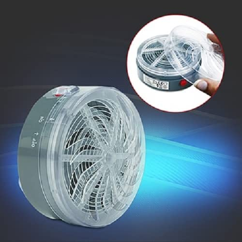 Eaxus® Elektrischer Insektenvernichter - Solar Mückenfalle mit Akku. Mückenlampe Fenster mit LED-Licht