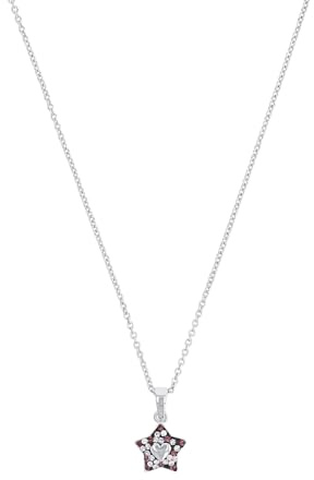 Prinzessin Lillifee Kette mit Anhänger, Mädchen Kinder Halsschmuck, mit Zirkonia synth.,Kommt in Schmuck Geschenk Box