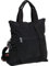 Kipling Eleva Große Handtasche, Schwarz, 12.25 L X 13 H X 4.75 D