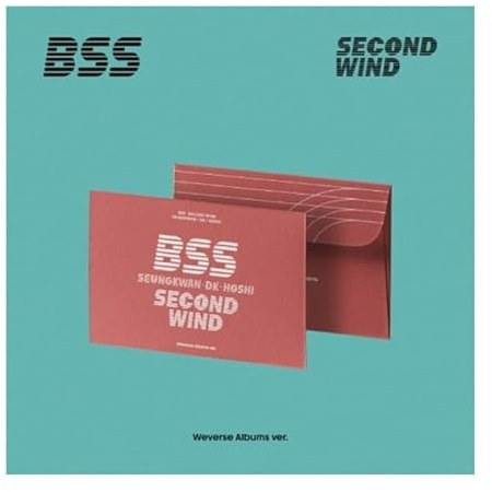 SEVENTEEN BSS Second Wind 1st Single Weverse Plattform Album Version Kartenhalter + 1p QR Karte + 2p Selfie PhotoCard + 1p Benutzerhandbuch + Tracking Sealed