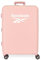 Valise Reebok Roxbury Medium Rose 48x70x26 cms ABS Rigide Fermeture TSA intégrée 81L 2.5 kgs 4 roulettes doubles