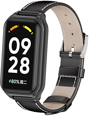 CHULN Redmi Smart Band 2, Pulsera de Cuero Cómodo