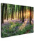 MuchoWow© Leinwand 80x60 cm Deko Schlafzimmer Aesthetic Leinwandbilder Wohnzimmer Gemälde Foto Geschenk Living Room Decoration Wandbild Wald - Natur - Blumen - Sonne - Baum - Lila
