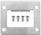 Angoily Door Lock for Bedroom Rim Deadlock Door Lock Deadbolt Plate Reinforcement Plate Frame Guide Piece