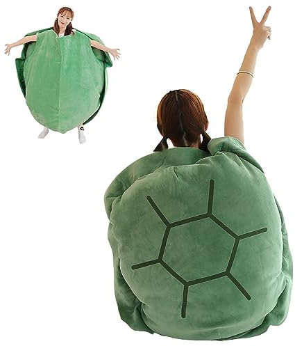 Hokuto Turtle Power Shell, Giant Turtle Pillow, Wearable Animal Turtle Shell Pillows (80cm)