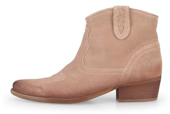 FELMINI - WEST B504 - WOMEN'S ANKLE BOOT, ROSE LEATHER - 42 EU SIZE