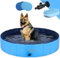Tragbare Hundebadewannen aus PVC – Schwimmbad für kleine Hunde, Indoor/Outdoor (Bonus Pet Bath Brush)