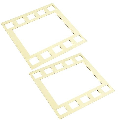 UPKOCH 2pcs Film Photo Frame Acrylic Picture Frame Vintage Frames Wallpaper Picture Frame Wall Stickers Vintage Stickers Photo Frames Wall Decals Memories Vinyl Stickers Photo Wall Bar