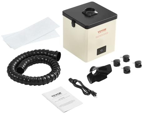 VEVOR Aspirador de Vapor de Soldadura Ventilador de Trabajo de 100 W Filtro de 3 Capas 240 m³/h Absorbente de Humo para Soldadura Compacto para Reparación de Teléfonos de Soldadura DIY Impresión 3D