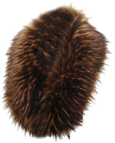 Flapper Herbst- und Wintermütze, gestreifter Kragen, Schal für Wärme, 3 Kunstschals, Herren, L, 46
