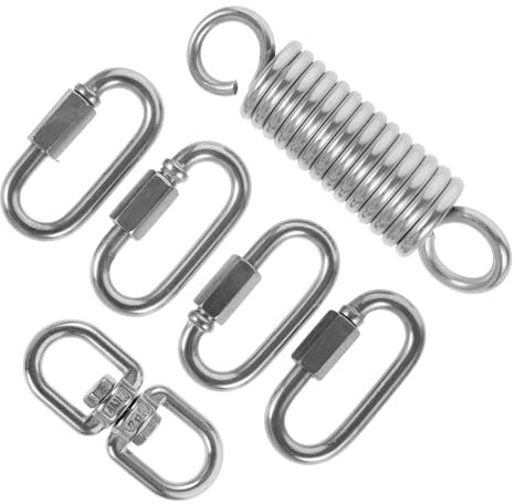 Supvox Stabiles Schaukelfeder-aufhängeset Metall-schaukelfeder Hängesesselfedern Aufhänger Für Veranda-schaukellampe Und Outdoor-schaukel