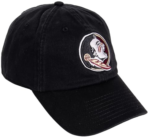 Desert Cactus Florida State University Baseball Hat Seminoles FSU Brimmed Embroidered Cap Adjustable Cloth Strap Adult Type B