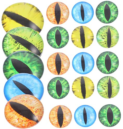 GRADENEVE 10paare Glasauge Zum Basteln Augäpfel Für Puppen Und Spielzeug Materialien Für Puppenspielzeug Und Polymer-projekte Detailreich Und Leuchtend Für Dekoration Und Handwerk