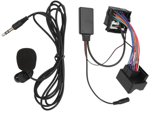 GNXfixt 12 Pin Autoradio Bluetooth Adapter 5.0 Stereo Aux Kabel für W169 W245 W203 W209 W164