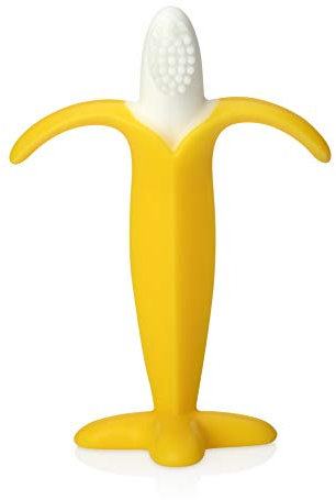 Nuby Zahnungsspielzeug in Bananenform; Silikon; ab 3 Monaten
