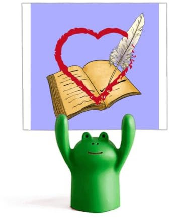 Januar Love Diary Valentinstag Memohalter Cartoon Tier Frosch Ständer Dekoration