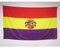 - Bandera del escudo de armas de la Segunda República Española - 150 x 90 cm - Bandera republicana de España con manga - 100% poliéster - Resistente a la decoloración - Colores vivos - 3 x 5 pies - 3