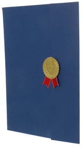 Gadpiparty Zertifikatsinhaber Für Abschlussauszeichnungen Dreifach Gefaltet Aus Papiermaterialien Mit Goldfolien-aufkleber Für Diplome Auszeichnungen Und Anerkennungen Schützt Vor Knicken