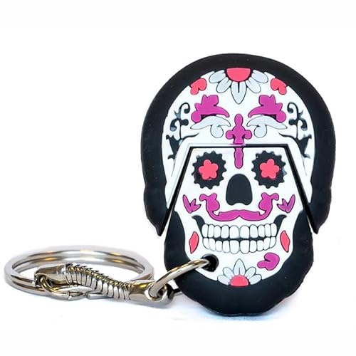 USB-Stick 2.0, 32 GB, Totenkopf-Design, ideal zum Speichern und Übertragen von Daten auf tragbare und lustige Weise.