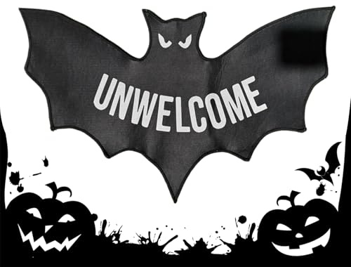 Tappeto di Halloween Porta Arredamento Gotico Decorazioni Interni Esterni Ingresso Casa Infestata Festa