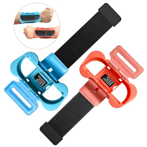 Tendak 2 Pack Armband für Switch 2 Joycon 2025 Elastische Handgelenksband Armbänder für Nintendo Switch 2 Joy Con, Just Dance 2026/2025