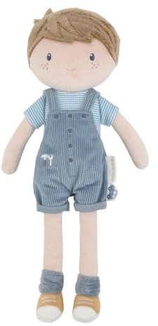 Little Dutch Weiche Stoffpuppe Kuschelpuppe - Puppe Jim - 35 cm groß - für Jungen ab 12 Monate
