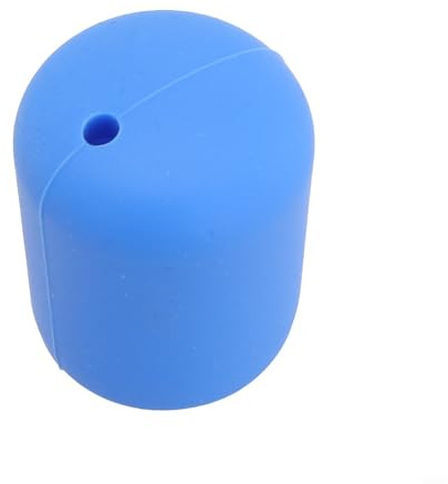 Weiche Silikon-Angelruten-Griff-Endkappe mit Belüftungslöchern und Konstruktion für zuverlässigen Schutz (L Blau)